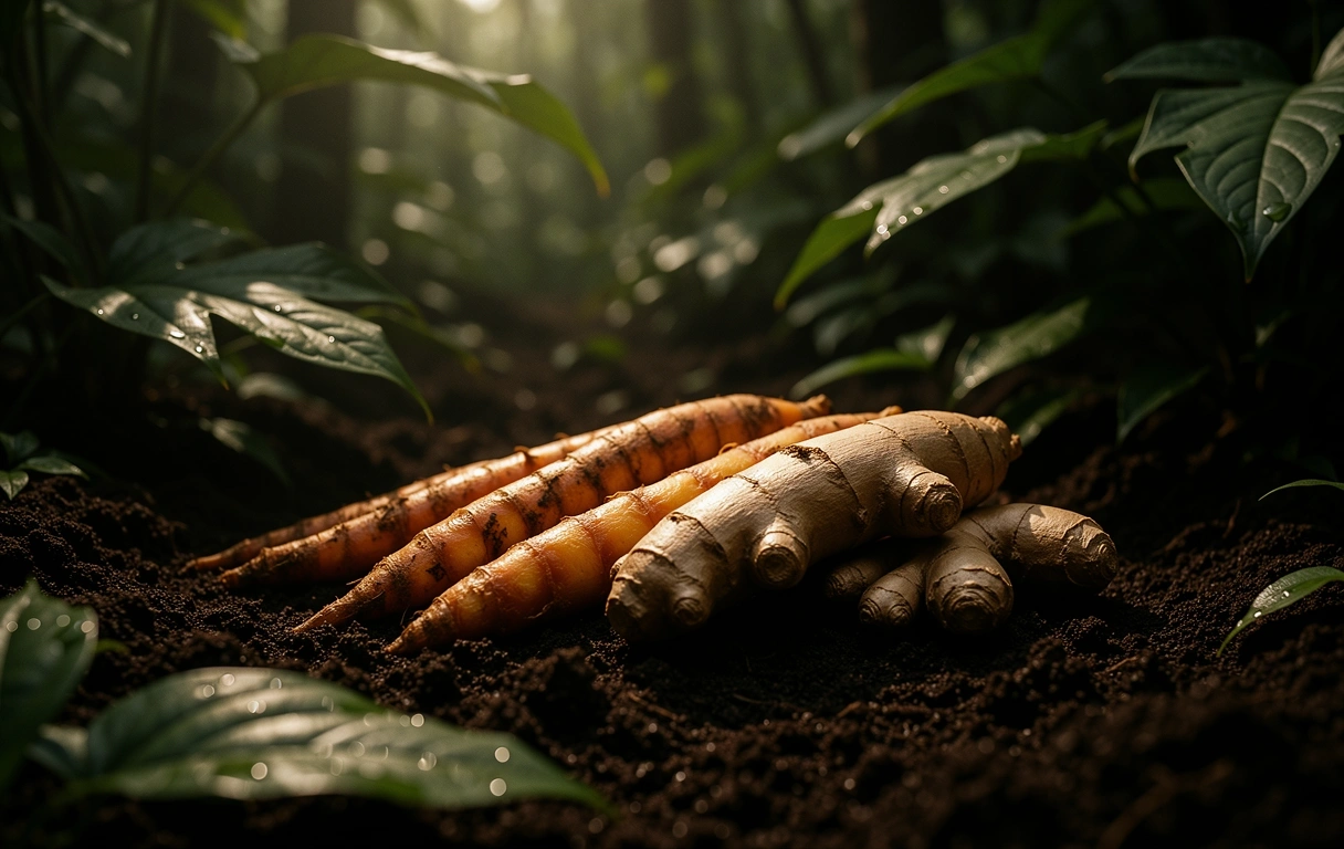 Natural raw materials for vitality